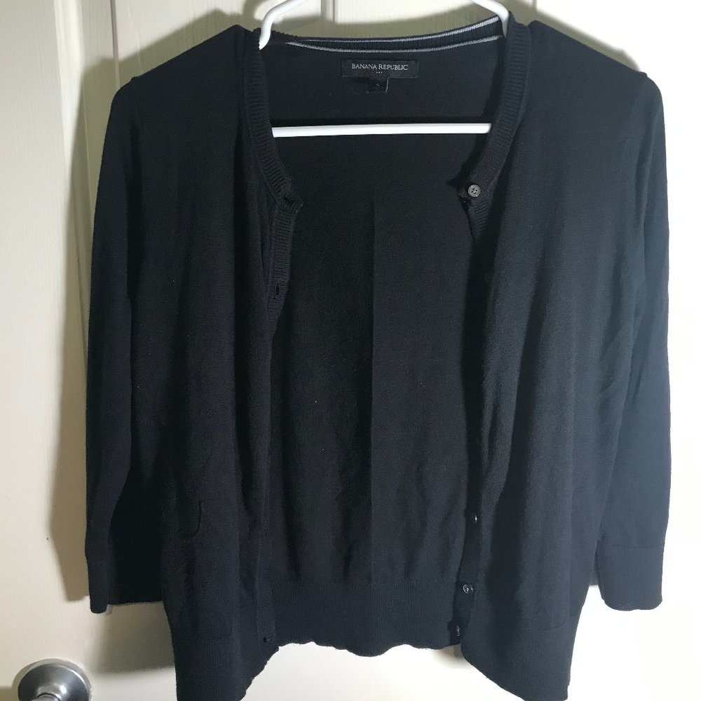 black sweater